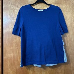 Vineyard Vines Navy Crewneck Top